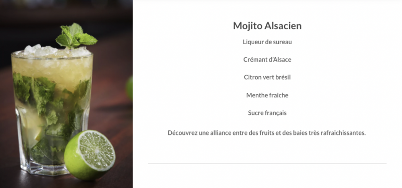 Mojito d' Alsace 
